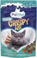 PreVital Crispy Mix Pamlsky s lososem, pstruhem a sleďem 60 g - Pamlsky pro kočky