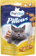 PreVital Pillows Polštářky s kuřecím plněné sýrem 60 g - Pamlsky pro kočky