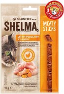 Maškrty pre mačky Shelma snack mäsové tyčinky bez obilnín, hydina 15 g - Pamlsky pro kočky