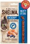 Maškrty pre mačky Shelma snack mäsové tyčinky bez obilnín, pstruh 15 g - Pamlsky pro kočky