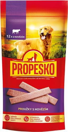 Propesko snack proužky s hovězím 120 g - Pamlsky pro psy - Hlavní obrázek