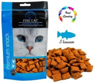 FINE CAT Stuffed pads with salmon 80g - Cat Treats