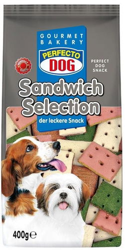 Perfecto Dog sušenky sanwich selection 400g - Pamlsky pro psy - Hlavní obrázek