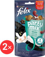 Felix Party Mix Ocean 2× 60 g - Maškrty pre mačky