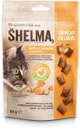 Shelma bezobilné vankúšiky pre mačku s kuracím a kurkumou 60 g - Maškrty pre mačky