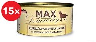 MAX boneless chicken muscle meat 6×400 g - Canned Dog Food