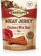 Carnilove Jerky Wild Boar & Chicken Bar 100 g - Maškrty pre psov
