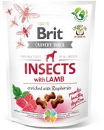Brit Care Dog Crunchy Cracker Insects with Lamb enriched with Raspberries 200 g - Maškrty pre psov