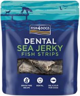 FISH4DOGS Dentálne maškrty pre psov morská ryba – prúžky 100 g - Maškrty pre psov