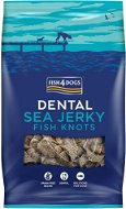 FISH4DOGS Dentálne maškrty pre psov morská ryba – uzlíky 500 g - Maškrty pre psov