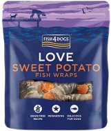 FISH4DOGS Dog treats fish rolls with sweet potatoes 100 g - Dog Treats