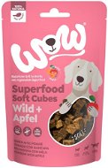 Wow treats Superfood soft cubes Venison with apples 150 g - Dog Treats