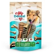Cobbys Pet Aiko dental dual color toothbrush 10 cm medium 175 g 7 ks - Dog Treats