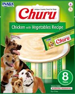 Inaba Churu Dog kuracie so zeleninou 8× 20 g - Maškrty pre psov
