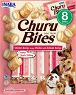 Inaba Churu Dog Bites kuracie wraps s lososom 8× 12 g - Maškrty pre psov