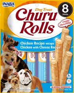 Inaba Churu Dog Rolls kuřecí se sýrem wraps 8 × 12 g - Dog Treats