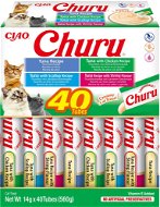 Ciao Churu Cat BOX tuňák a mořské plody variace 40 × 14 g - Cat Treats