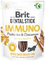 Pamlsky pro psy Brit Dental Stick Immuno with Probiotics & Cinnamon 7 ks - Dog Treats