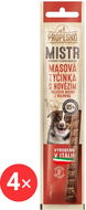 Propesko Mistr masová tyčinka s hovězím 4 × 10 g - Pamlsky pro psy