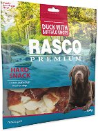 Rasco Premium Pochoutka bůvolí uzle s kachním masem 5 cm 500 g  - Dog Jerky