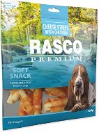 Rasco Premium Pochúťka syrové prúžky obalené kuracím 500 g - Sušené mäso pre psov