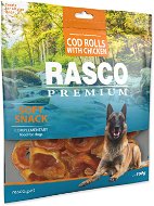 Rasco Premium Pochoutka tresčí rolky obalené kuřecím 500 g  - Dog Jerky