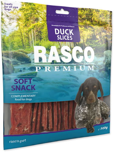 Rasco Premium Pochoutka kachní plátky 500 g  - Sušené maso pro psy - Hlavní obrázek