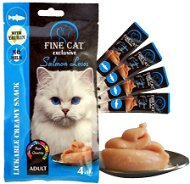 Fine Cat Exclusive krémová svačinka pro kočky losos 4 × 15 g - Cat Treats