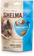 Shelma Immunity bezobilné polštářky hovězí, borůvky 60 g - Cat Treats