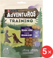 Adventuros Training zvěřina 5 × 115 g - Pamlsky pro psy