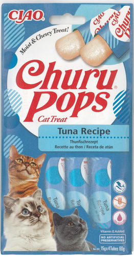 Ciao Churu Cat Pops Krémový tuňákový pamlsek 4 × 15 g - Pamlsky pro kočky - Hlavní obrázek