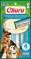 Inaba Churu Dog Pyré z kuřete se sýrem 4 × 14 g - Pamlsky pro psy