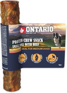Ontario Protein hovězí, žvýkací rolka malá 12,7 cm - Pamlsky pro psy