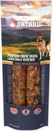 Ontario Protein hovězí, žvýkací rolka velká 2 ks 25,4 cm - Pamlsky pro psy