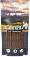 Ontario Protein hovězí, žvýkací kroucená tyčinka 10 ks 12,7 cm - Pamlsky pro psy