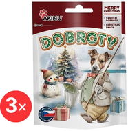 Akinu Staročeské Vánoční dobroty pro psy 3 × 80 g - Pamlsky pro psy