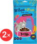 Akinu Bites&Fun Jehněčí kousky 2 × 60 g - Pamlsky pro kočky