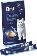 Brit Premium by Nature Cat Creamy Treats with Liver 6 × 15 g - Cat Treats