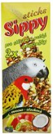 Sippy tyč pre stredné a veľké papagáje ovocná – orechová 2 ks - Maškrty pre vtáky