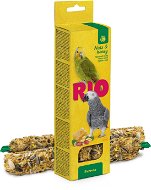 RIO tyčinky pre veľké papagáje s medom a orieškami 2× 90 g - Maškrty pre vtáky