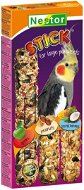 Nestor Tyčinky 3 v 1 pre papagáje ovocie, orechy a tropické ovocie 175 g 3 ks - Maškrty pre vtáky