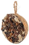 Zolux polovičný kokosový orech plnený lojom a hrozienkami pre sýkorky 200 g - Lojová guľa