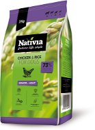 Nativia Senior & Light – Chicken & Rice 3 kg - Granuly pre psov