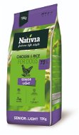 Nativia Senior & Light – Chicken & Rice 15 kg - Granuly pre psov