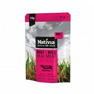 Nativia Real Meat – Beef & Rice 1 kg - Granuly pre psov