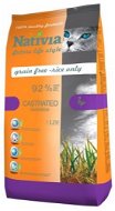 Nativia Castrated – Duck & Rice 10 kg - Granule pro kočky
