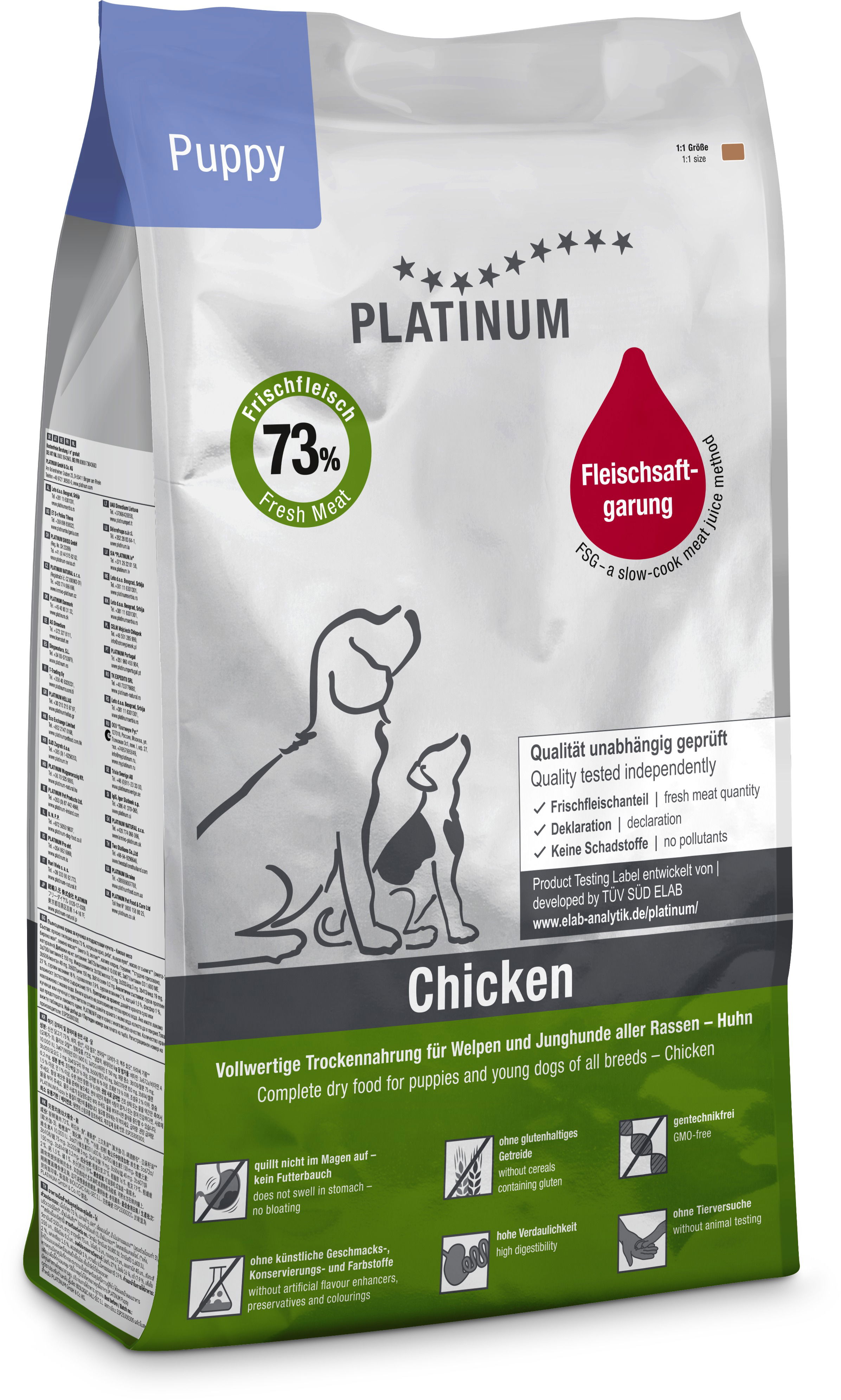 Platinum Natural Puppy Chicken 5kg from 799 K Kibble for