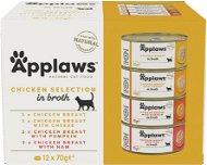 Applaws Canned Cat Food Multipack Chicken Selection 12 × 70g - Canned Food for Cats