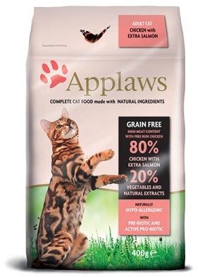 Applaws Cat Adult Chicken Dry Food with Salmon 400g Cat Kibble