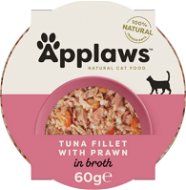 Cat Food in Tray Applaws Bowl Cat Pot Tuna and Shrimp 60g - Vanička pro kočky